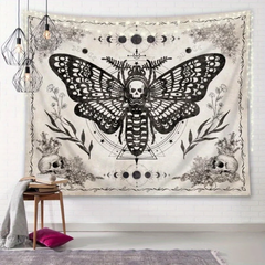 Grunge Moth Tapestry