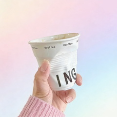 Crushed Coffee Cup