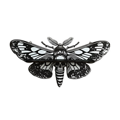 Death Moth Wall Shelf
