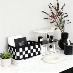 Checkered Storage Box
