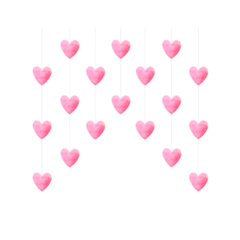 Heart Shape Door Hanging Decor