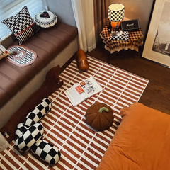 Brown Retro Rug