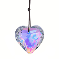 Crystal Heart Suncatcher