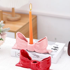 Bow Shaped Candle Holder