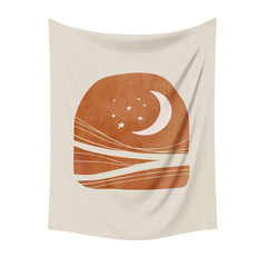 Bohemian Moon & Sun Tapestry