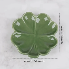 Ceramic Clover Jewelry Tray