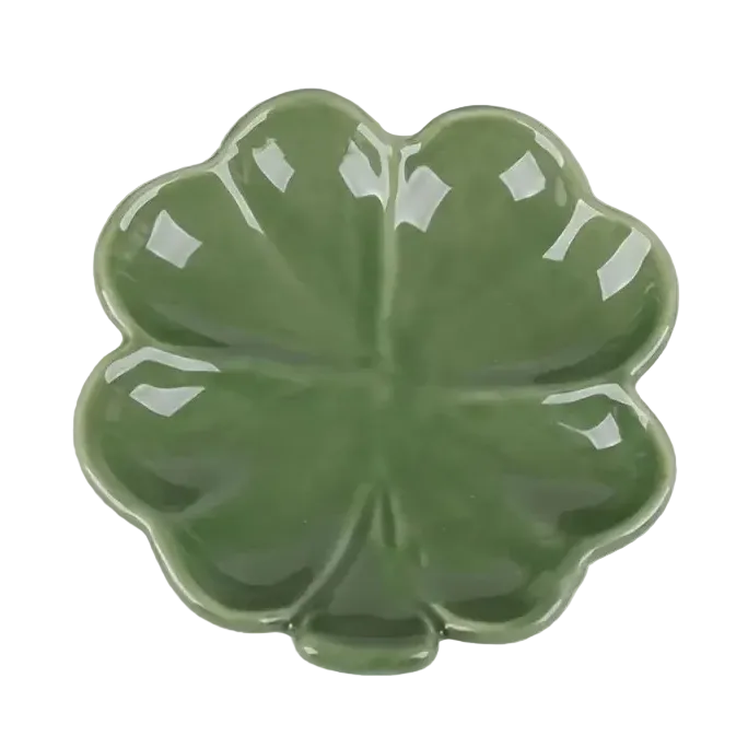 Ceramic Clover Jewelry Tray