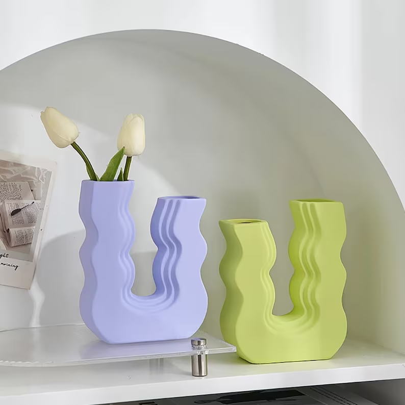 Groovy Ceramic Vase