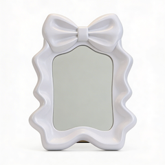 Aesthetic Bow Knot Makeup Mirror
