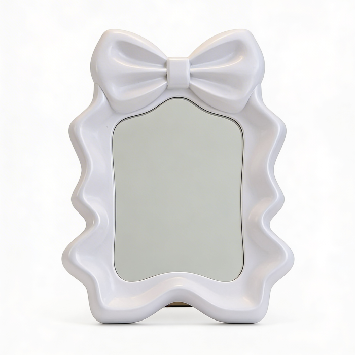 Aesthetic Bow Knot Makeup Mirror