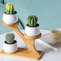 Flowerpot Wooden Stand