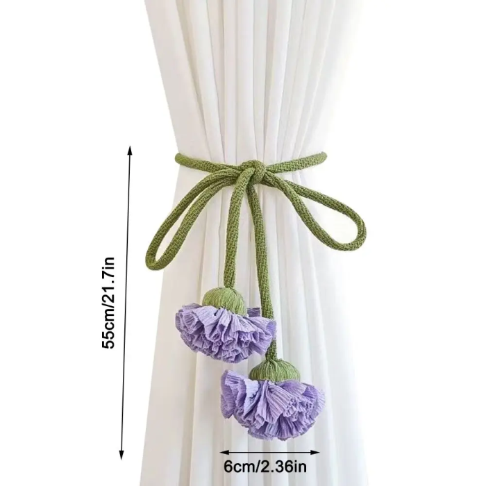 Floral Curtain Tieback (2pcs)
