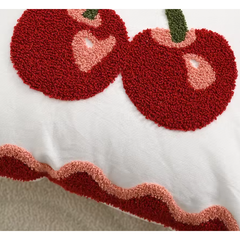Cherry Vibes Only Pillow Cover