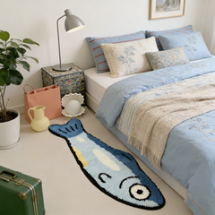 Fish Shaped Accent Rug