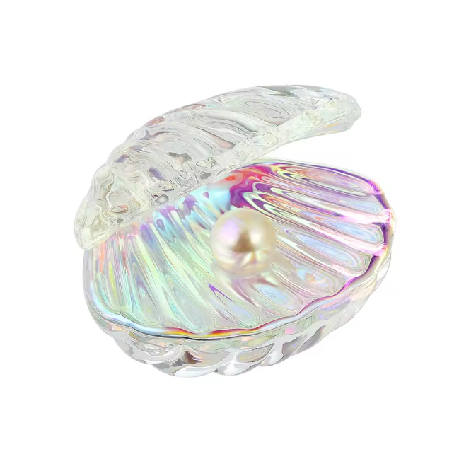 Crystal Seashell Jewelry Holder