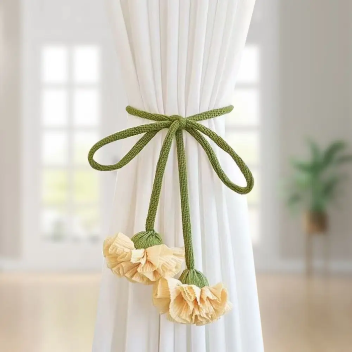 Floral Curtain Tieback (2pcs)