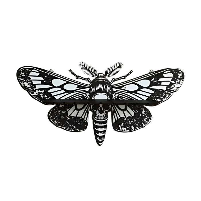 Death Moth Wall Shelf