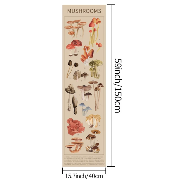 Beige Mushroom Tapestry
