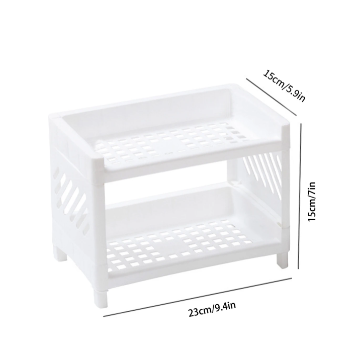 Double-Layer Desk Organizer