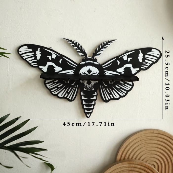 Death Moth Wall Shelf
