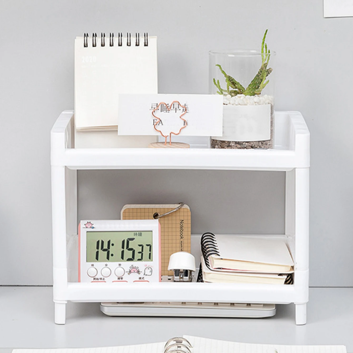 Double-Layer Desk Organizer