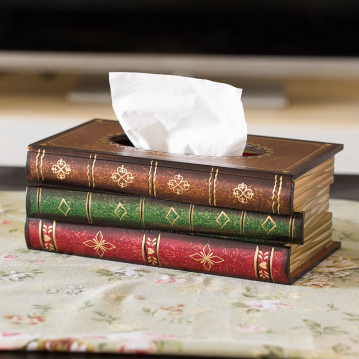 Dark Academia Tissue Box