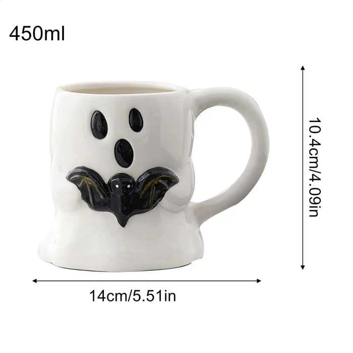 Ghost And Bat Mug