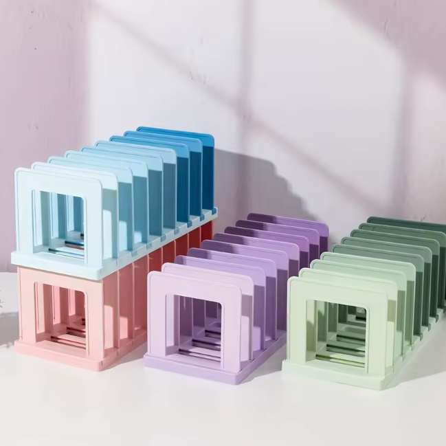 Gradient Desktop Book Stand Organizer