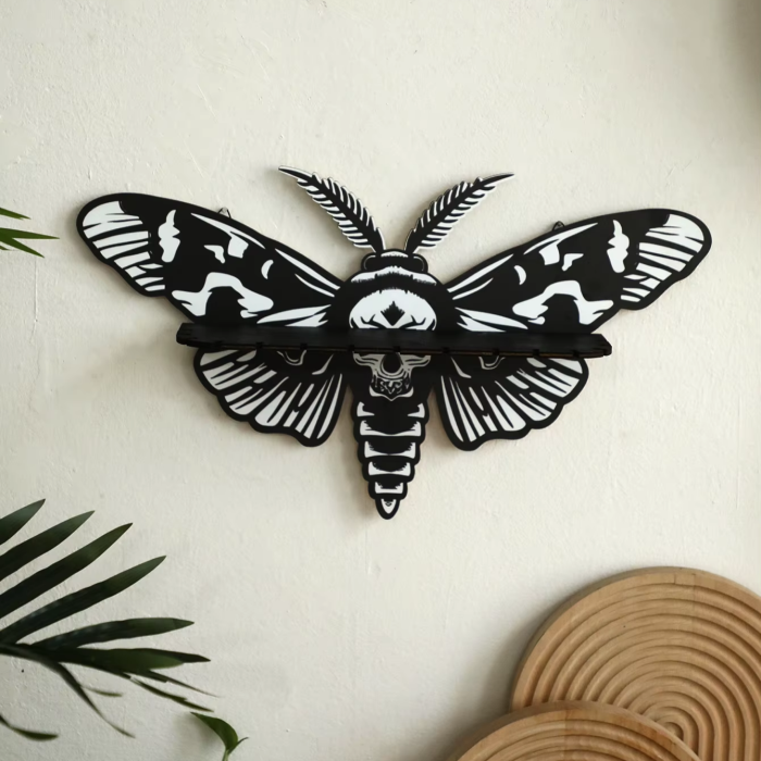 Death Moth Wall Shelf