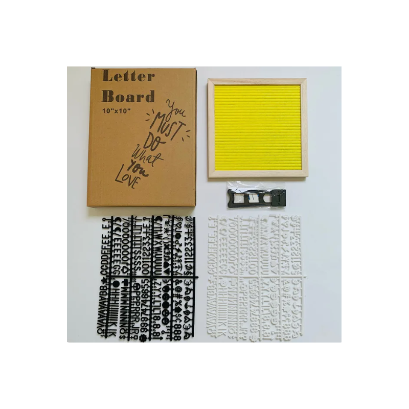 Felt Letter Message Board