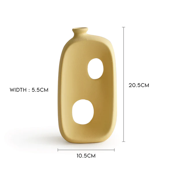 Abstract Ceramic Hollow Vase