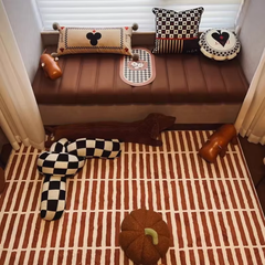 Brown Retro Rug