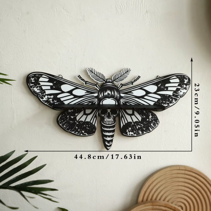 Death Moth Wall Shelf