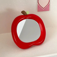 Kawaii Apple Shaped Makeup Mirror
