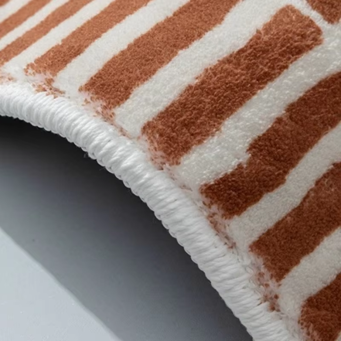 Brown Retro Rug