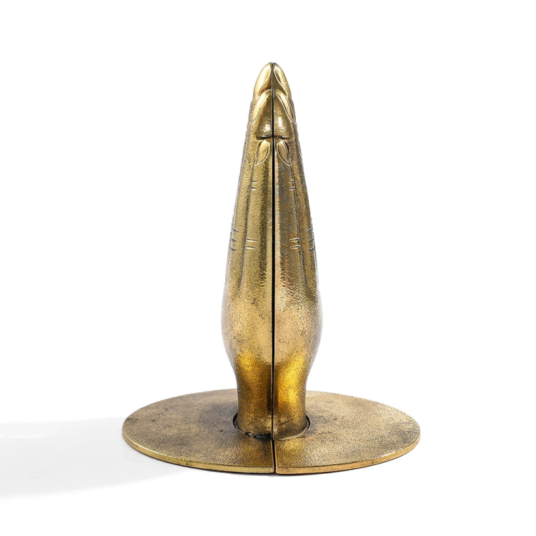 Gold Hands Bookends