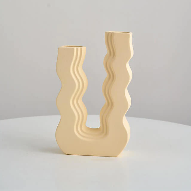 Groovy Ceramic Vase