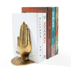 Gold Hands Bookends