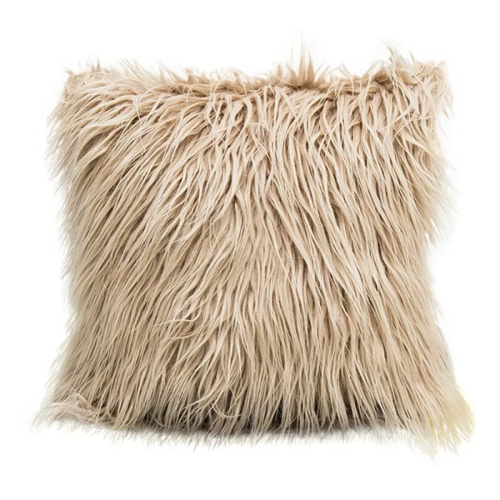 Hairy Fur Pillow Cover