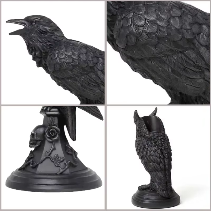Goth Girl Candle Holder