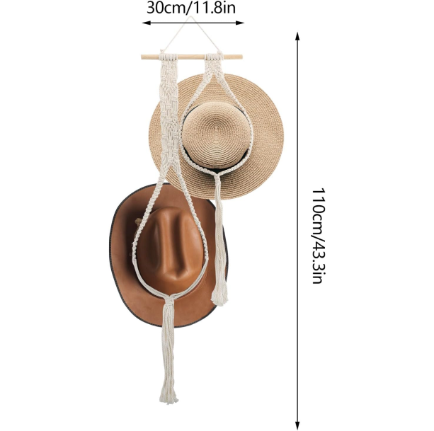 Boho Hat Display Holder