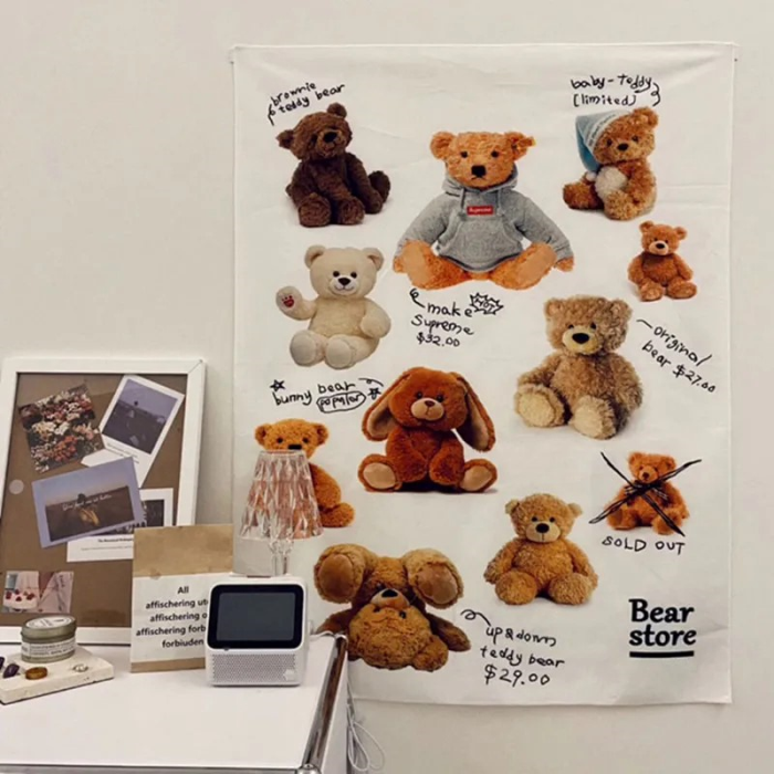 Collection Of Teddies Tapestry