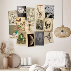 Darkest Academia Wall Collage