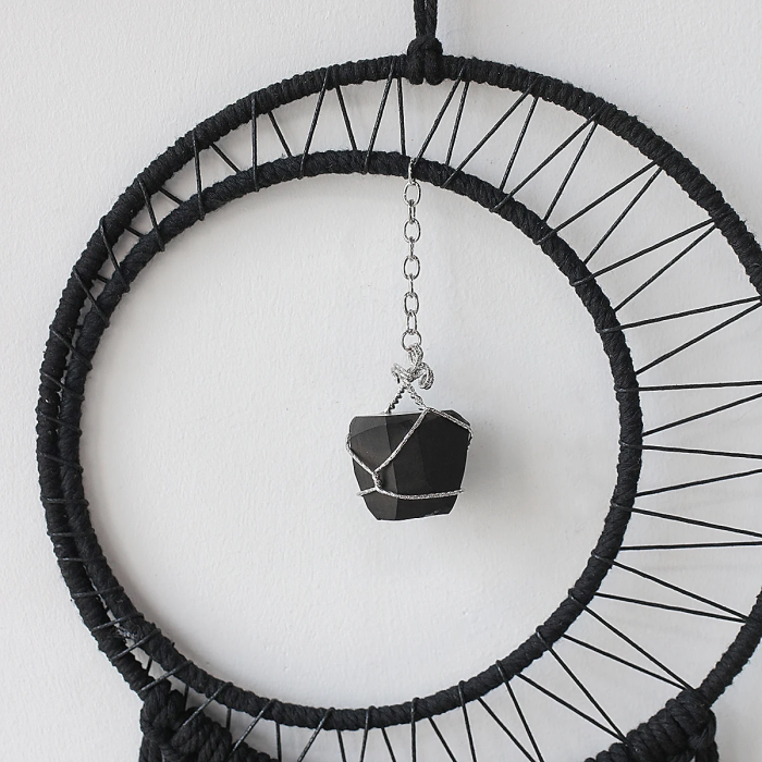 Black Moon Dream Catcher