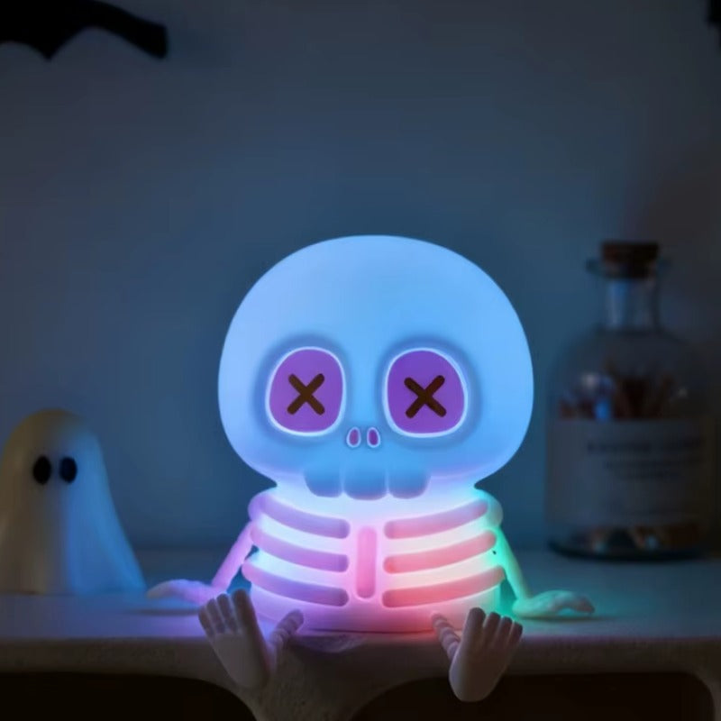 Cute Skeleton Night Light