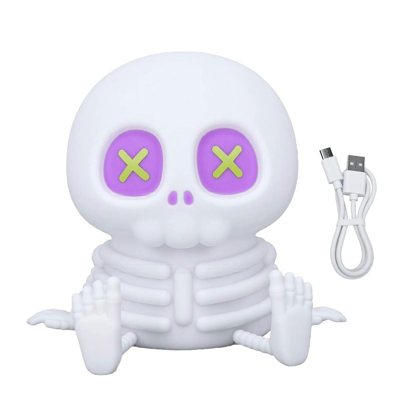 Cute Skeleton Night Light